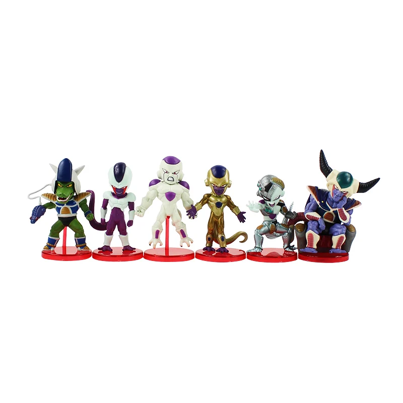 6 шт./лот Dragon Ball фигурки Сон Гоку Гохан Вегета плавки Kale Jiren Cell Frieza Gotenks Buu Broly Piccolo Beerus WCF модель игрушки - Цвет: Style B
