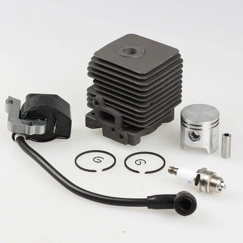 Цилиндра поршневых колец Наборы + катушка зажигания ПОДХОДИТ STIHL FS55 FS45 KM55 HL45 HS45 HS55