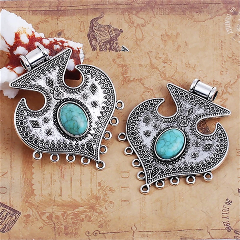 DoreenBeads цинковый сплав соединители для люстры наконечник стрелы серебристого