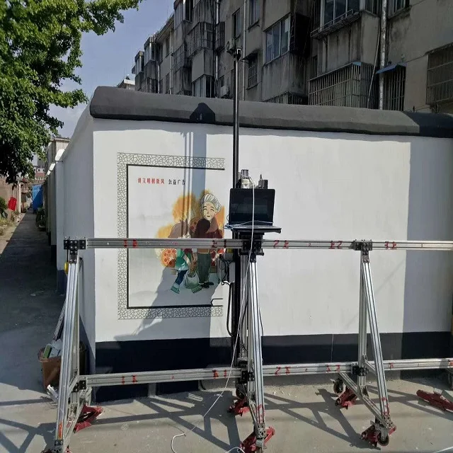NDL высококачественный вертикальный настенный струйный принтер на стене 3D
