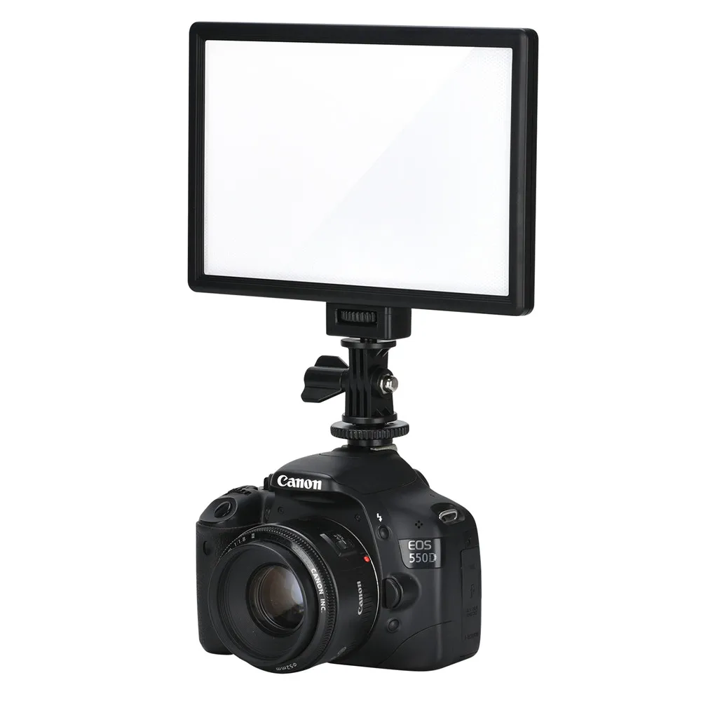 Viltrox L116T Super Slim Studio светильник 3300K 5600K Bi color LCD Display CRI95 + для DSRL Camera Camcorder 2M AC