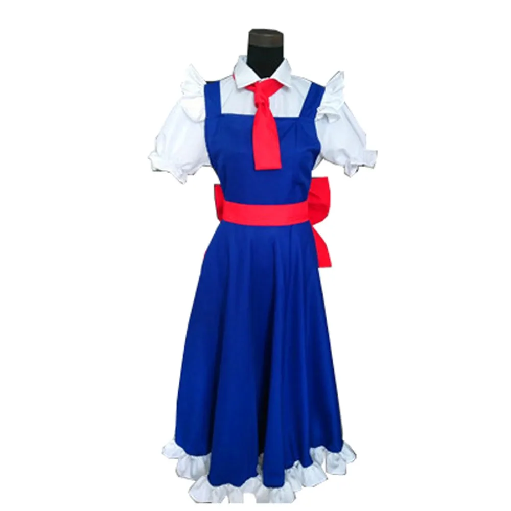 

2017 Anime Kobayashi san Chi no Maid Dragon Cosplay Dresses Dark Blue Women Dress