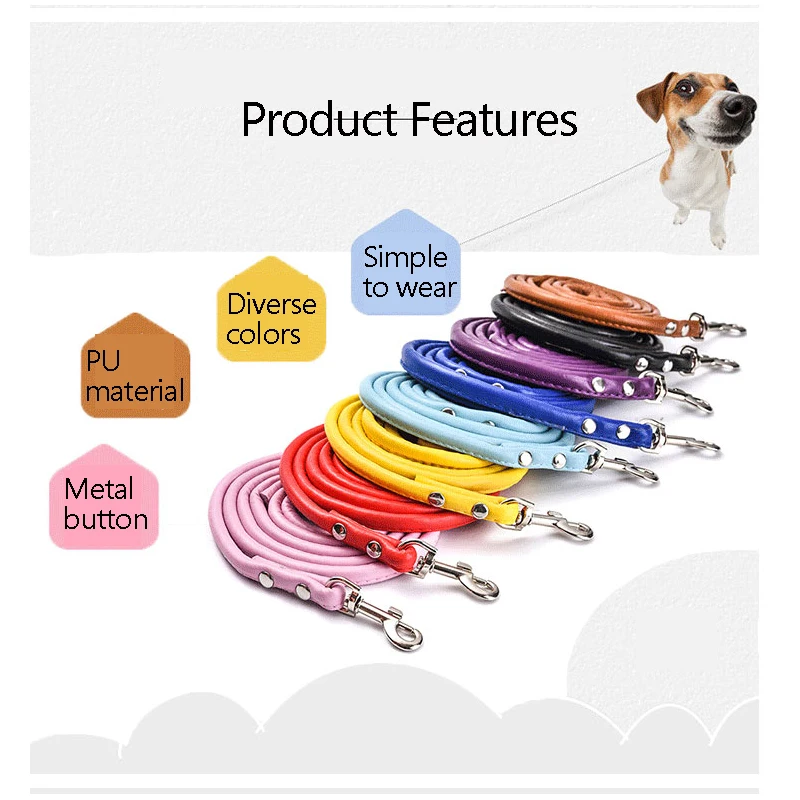 3 компл./лот Твердые колокольчики Щенок Воротник и поводок набор 2 шт./компл.