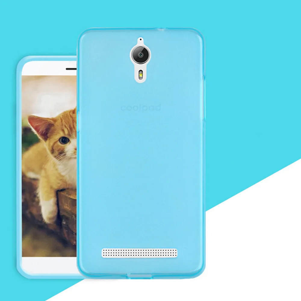 Матовый чехол для мобильного телефона из ТПУ и силикона защитный Coolpad Порто S 8722 5