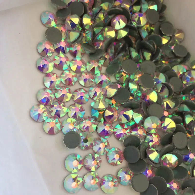2088 Crystal AB SS16 1440pcs/Lot New Faced (8 big + 8 small) 11 2016 AAA Stones Strass Cristal Iron On Hot Fix Rhinestones | Дом и сад