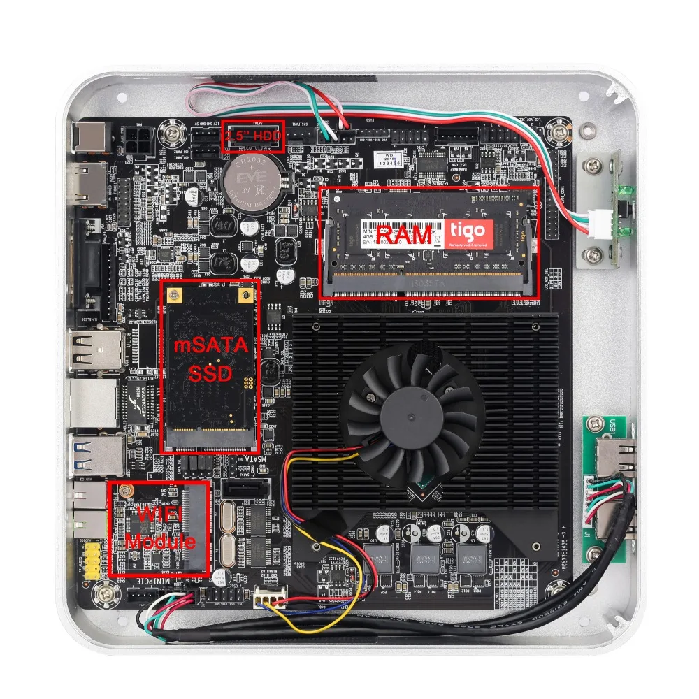 Мини ПК RGeek с Windows 10 Intel Core i3 i5 i7 Dual Coref HDMI VGA WiFi неттоп HTPC|Мини ПК| |