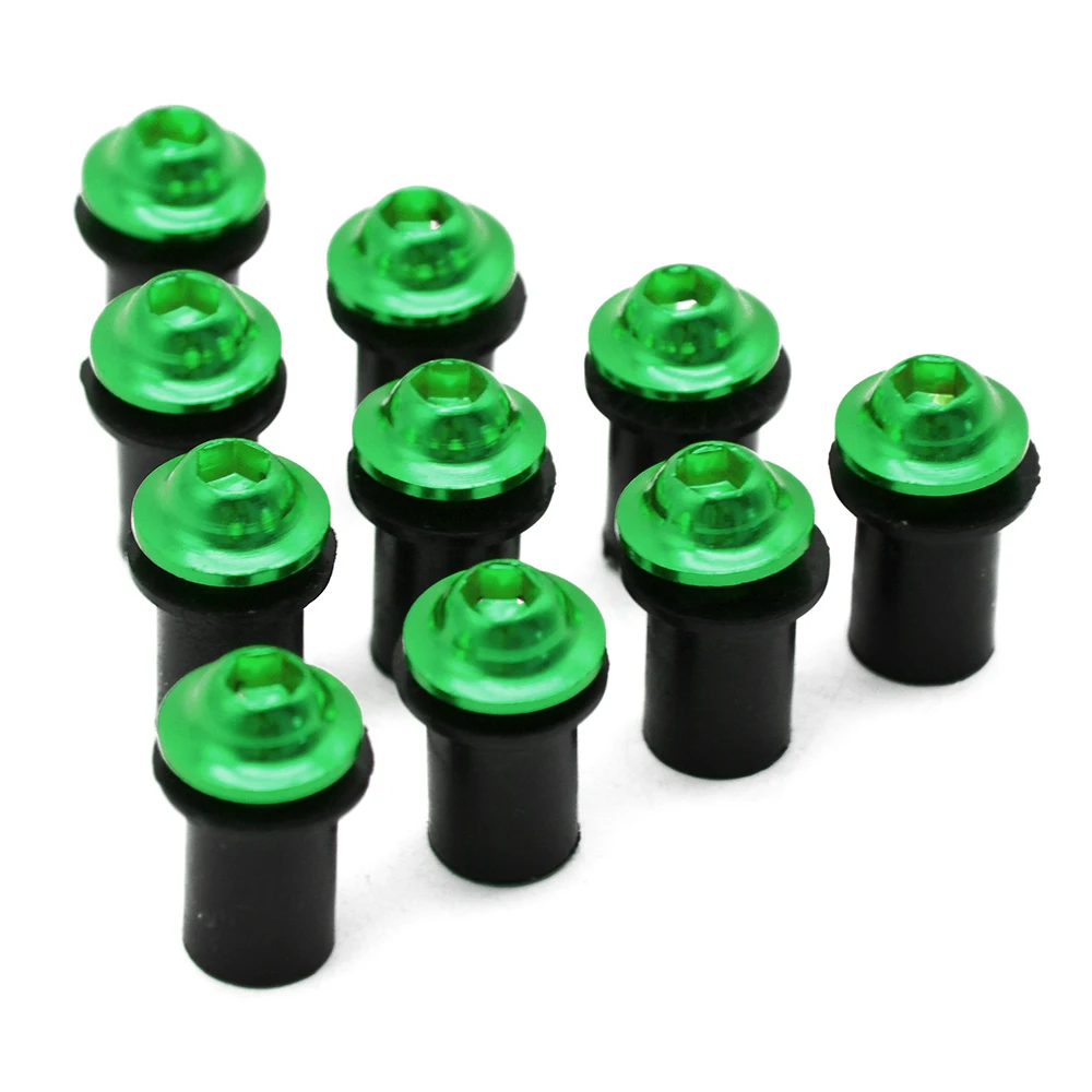 Универсальные болты с шипами для лобового стекла мотоцикла 5 мм 10 шт. винтовые