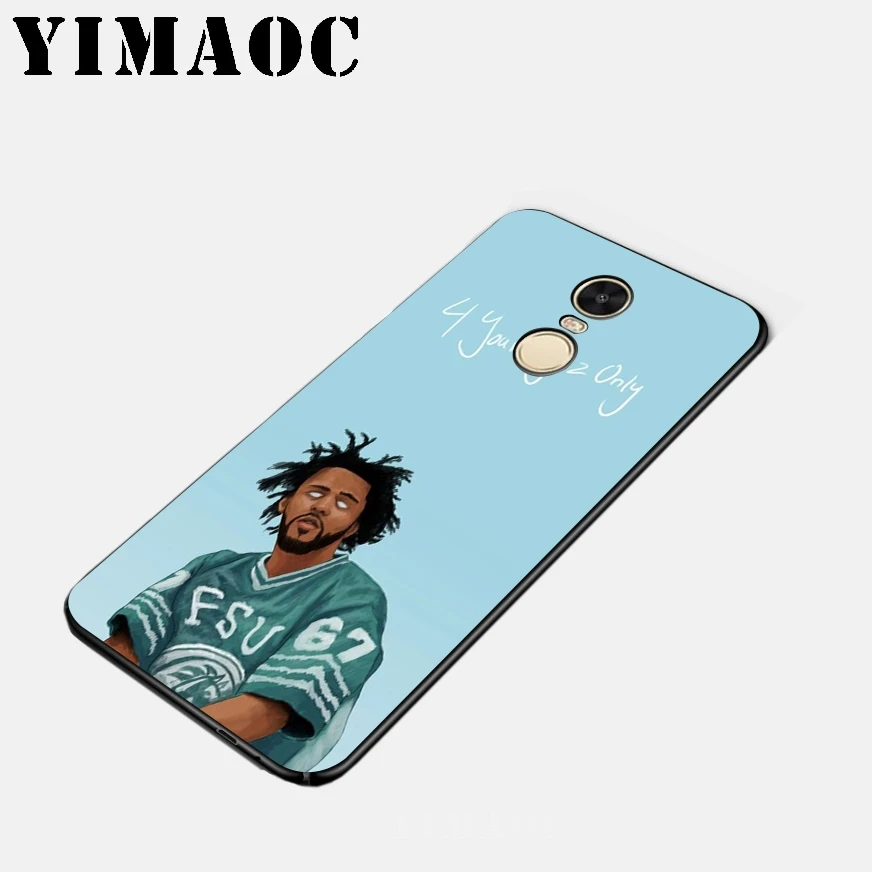 Мягкий силиконовый чехол YIMAOC J Cole Hip Hop ДЛЯ Xiao mi Red 6 Note 4X 4A 5A 5 Plus A1 A2 Pro Lite 8 |