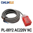 PL-08Y2 8 мм чувствительный переменный 2-проводной NC-куб оболочки, реле приближения LP08, датчик приближения 17*17*35