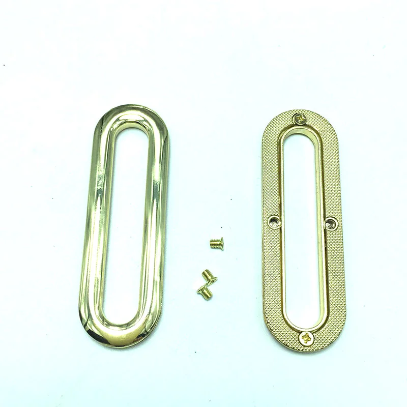 

2 Inch Screw Back Eyelet, Oval Shape Gold Finish