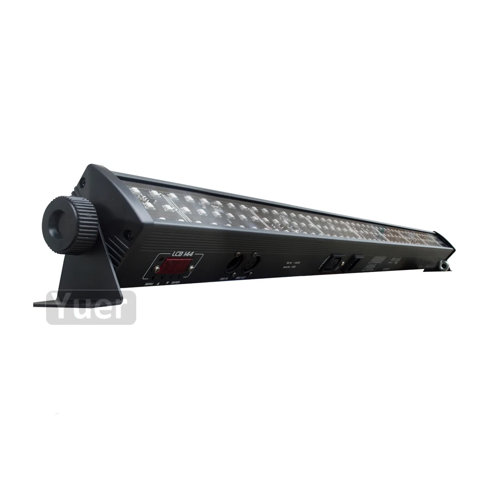Бесплатная доставка светодиодный 144 pc SMD RGB 3IN1 прожекторы свет DMX размытый бар