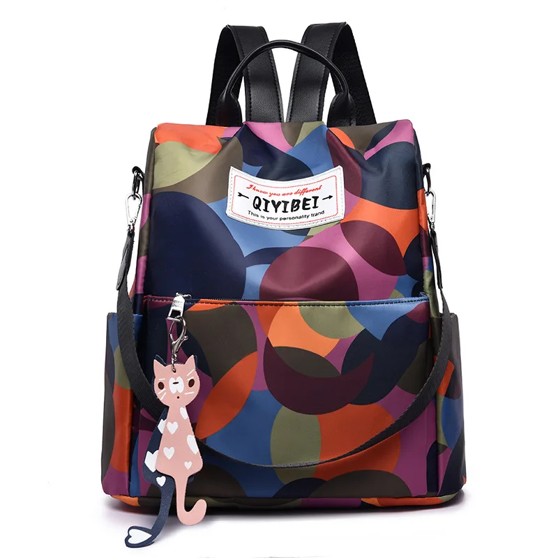 IMIDO 2019 New Hot Fashion Korean Outdoor Travel Printing Oxford Cloth Large Capacity Lightweight Women's Backpack | Багаж и сумки