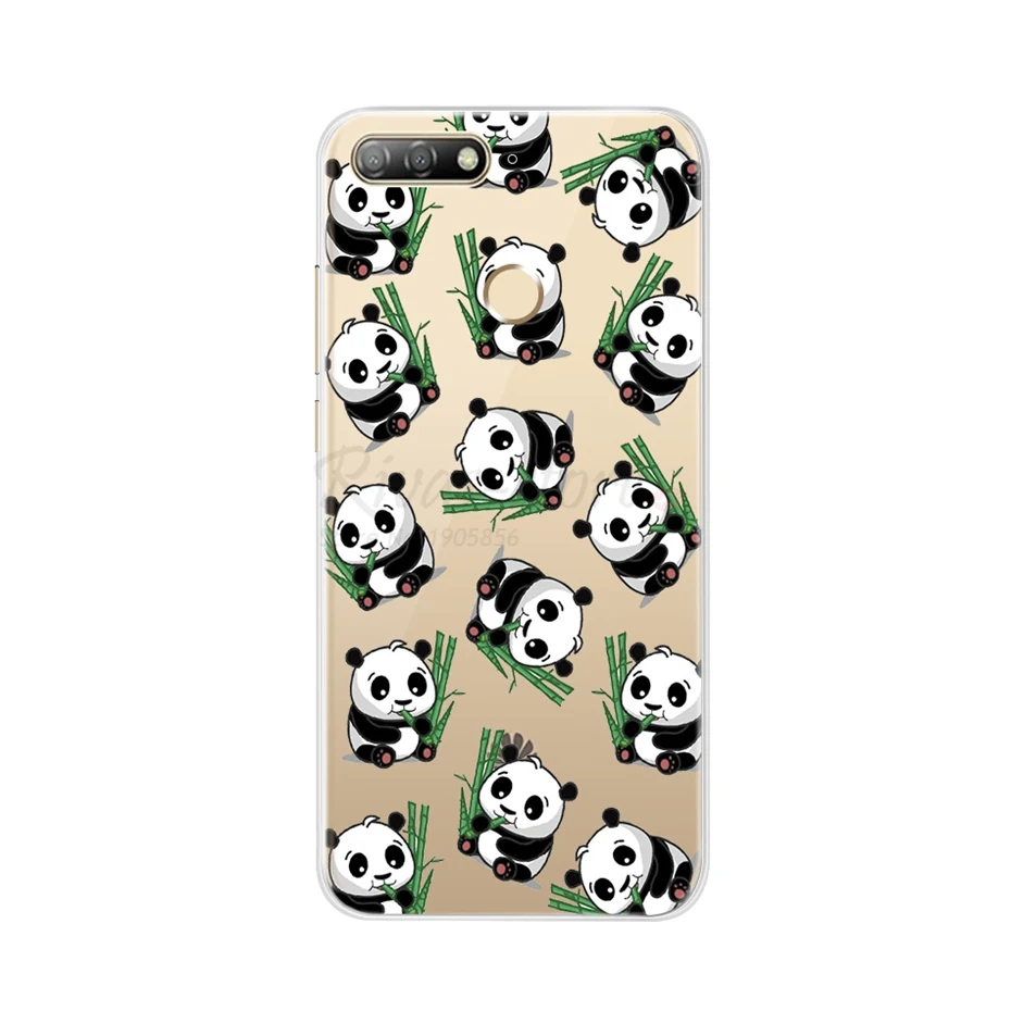For Huawei Honor 7C Case 5.7 Soft Silicone Transparent TPU Phone Case For Huawei Honor 7C 7 C Back Cover AUM-L41 Russian Version