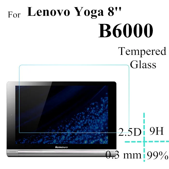 Защитное стекло для Lenovo Yoga Tab5 пленка из закаленного стекла YOGA Tablet 2 1050F 1051F 1050L 3