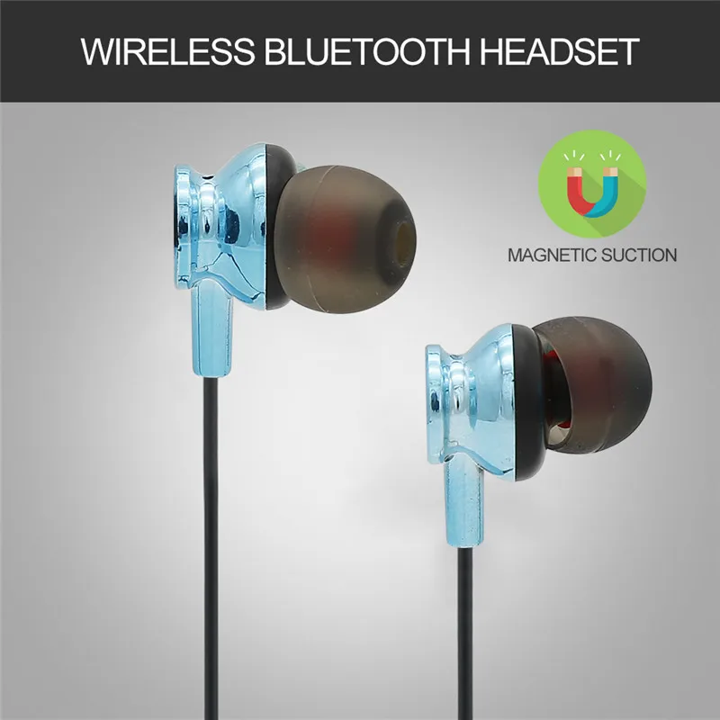 3 цвета Bluetooth 4 1 портативная Спортивная гарнитура с шейным ободом наушники для