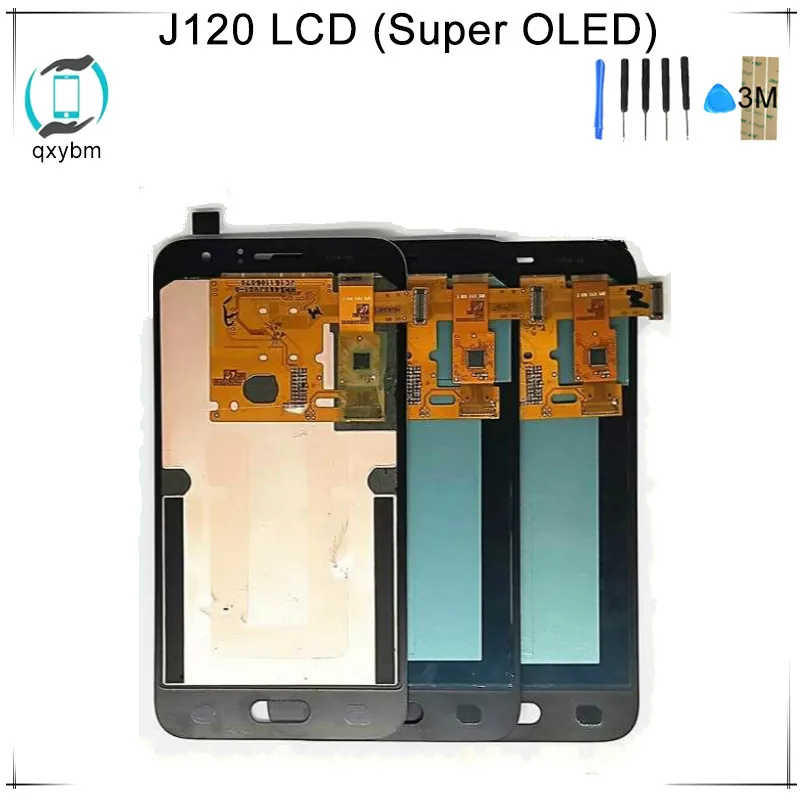 Супер OLED 4 5 &quotдля Samsung для Galaxy J1 2016 J120 J120F J120M J120Y J120H ЖК дисплей сенсорный экран