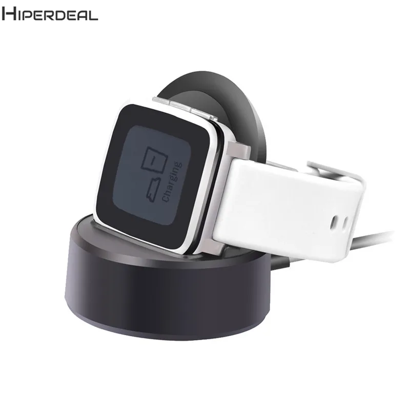 HIPERDEAL новое поступление Портативный usb зарядка вертикальное магнитное вертикальное зарядное устройство данных для Pebble Time стальные Смарт-часы SE28A