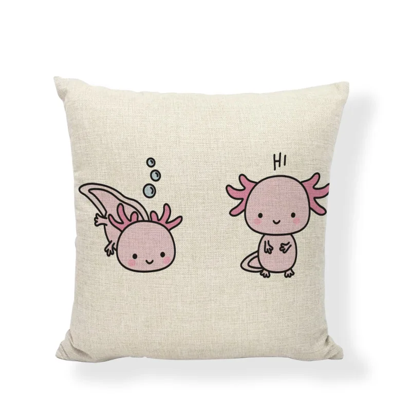 10 Постельное белье 45*45 см чехлы на подушки пчела Axolotl поросенок лиса принт наволочка для дома гостиной диван стул чехол для подушки аксессуары - Цвет: 10