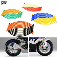 1718inch wheel strips motorcycle reflective wheel sticke for kawasaki zx6r636 z750r z1000 zx1400zx14rzzr1400 versys 650cc