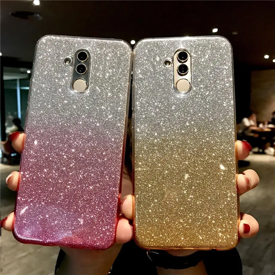 Радужный ТПУ силиконовый чехол для Huawei Mate 20 10 9 8 P20 Lite P10 Honor 7X 6X 6A iphone X XR XS MAX SE 6 6s 7 Plus