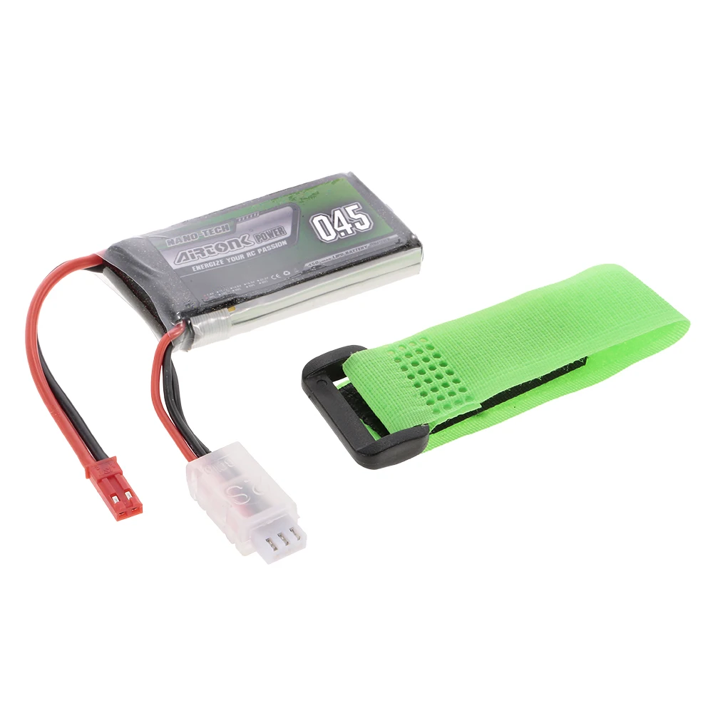 7 4 V 450mAh 600mAh 850mAh 1000mAh 1100mAh 30C 2S перезаряжаемый Li-Po аккумулятор JST разъем для