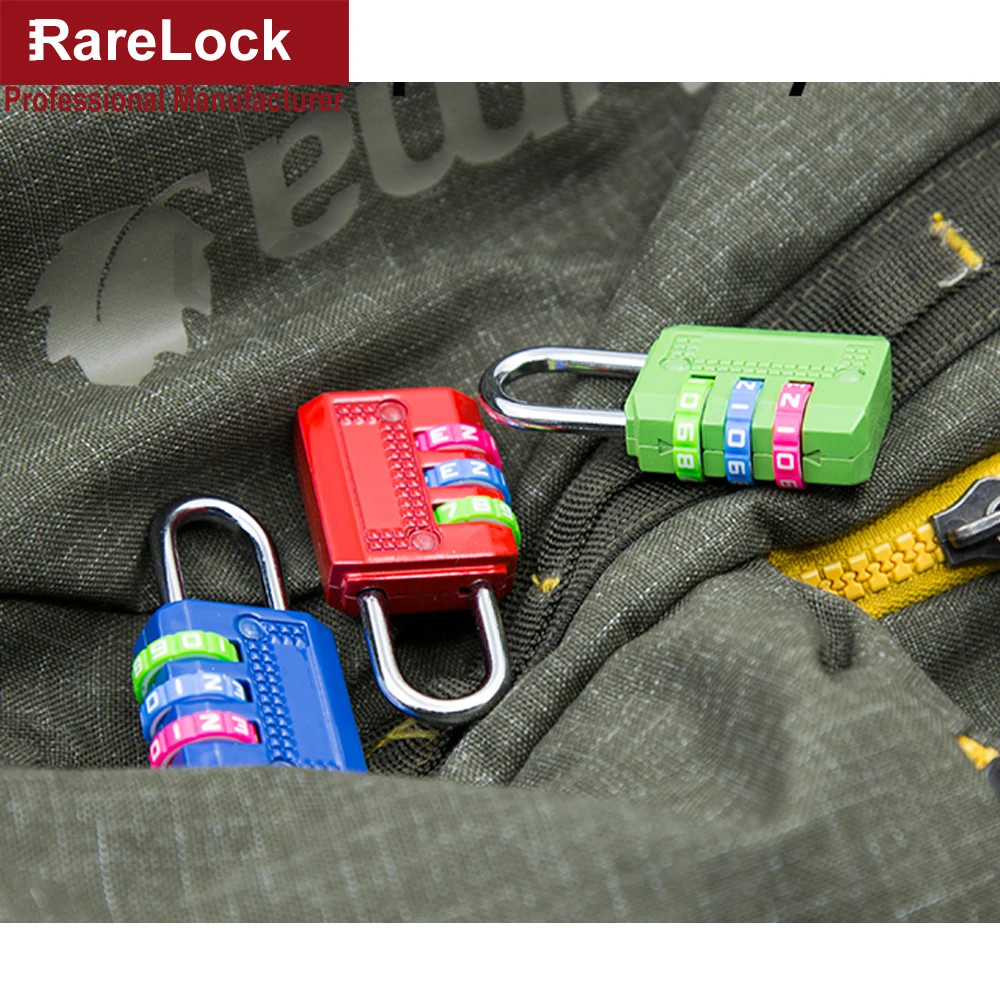 Rarelock цинковый сплав сумка Шкаф коробка игры чемодан Чехлы Фитнес центр замки Код комбинации цифровой пароль замок
