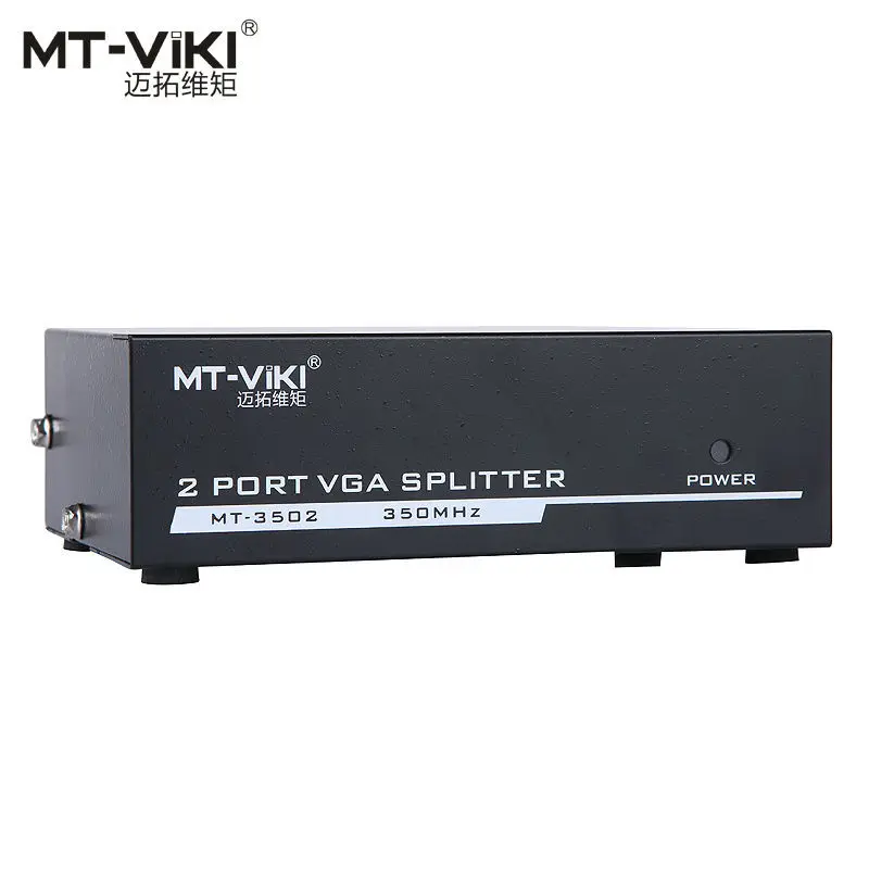 MT-VIKI 350 МГц 2 порта VGA видео сплиттер дистрибьютор 1 int до Out поддержка