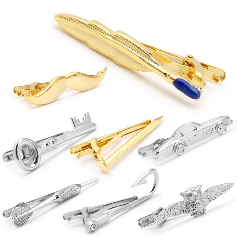 Винтажный зажим для галстука JAVRICK с перьями сова Дротика автомобильный крючок |