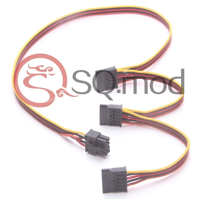 2 шт./партия для Thermaltake Tt TR2 серии PSU модульный 8 штекер до 3 Порты и разъёмы 15 Pin SATA