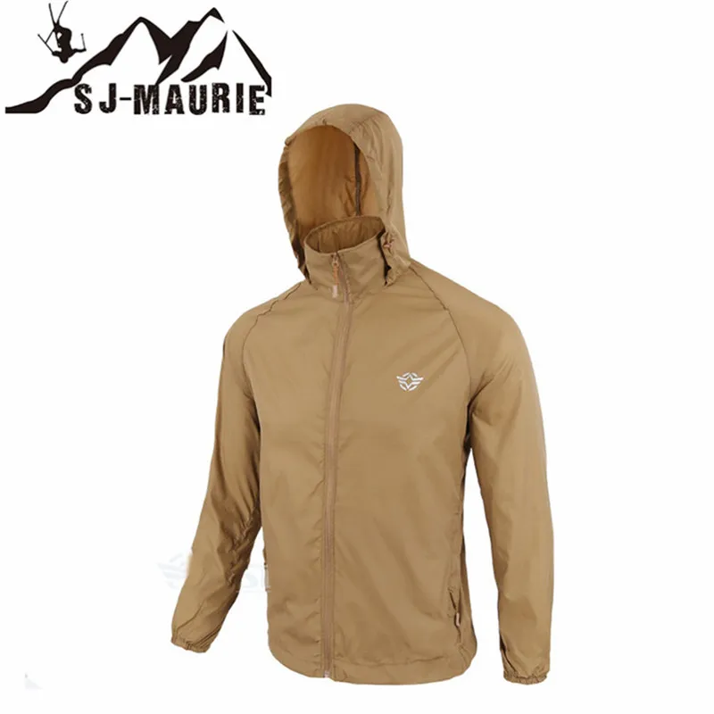 Анти-УФ ветровка Мужская охотничья куртка для улицы тактическая походная одежда