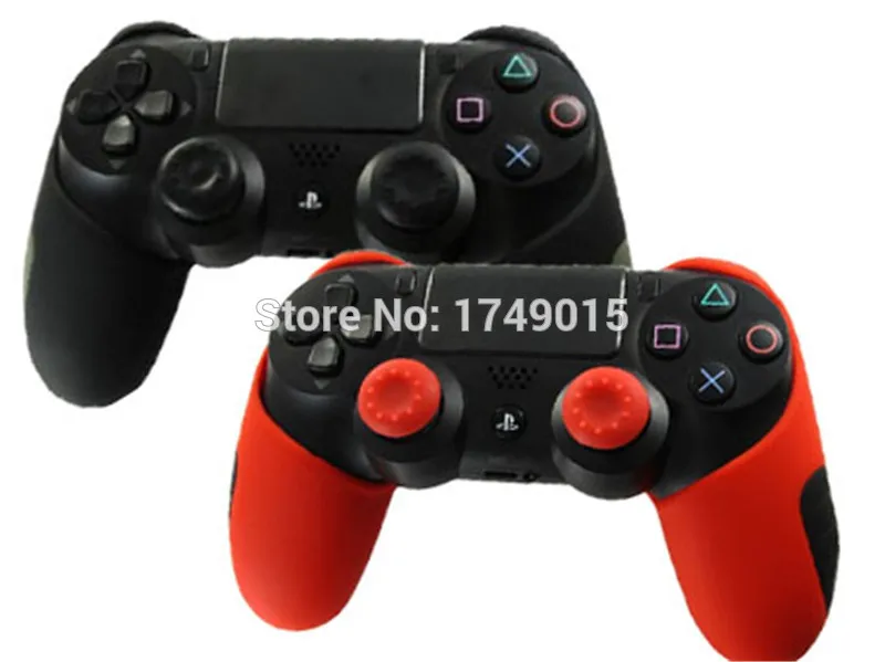 Для PlayStation 4 PS4 Pro тонкий силиконовый резиновый полузащитный чехол для Dualshock (чехол