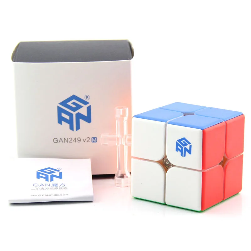 

GAN249 V2 M Magnetic Magic Cube 2x2x2 Puzzle Cube 2x2 Speed Cube Gan 249 2M Puzzle Professional Twist Educational Kid Toys Game