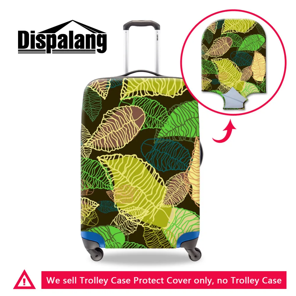 3D защитные чехлы для багажа Dispalang Leaf эластичные Чехлы чемоданов пылезащитные 18 30