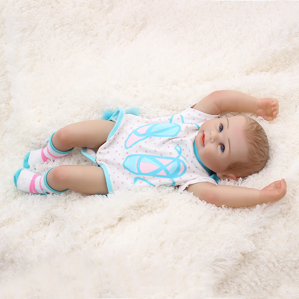 Полностью силиконовая кукла реборн NPK оптовая продажа мягкая на ощупь красивая