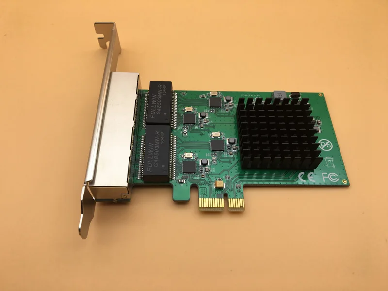 4 порта гигабит Ethernet сетевой адаптер карты PCI E X1 четыре RJ45 интерфейс RTL8111 чипсет