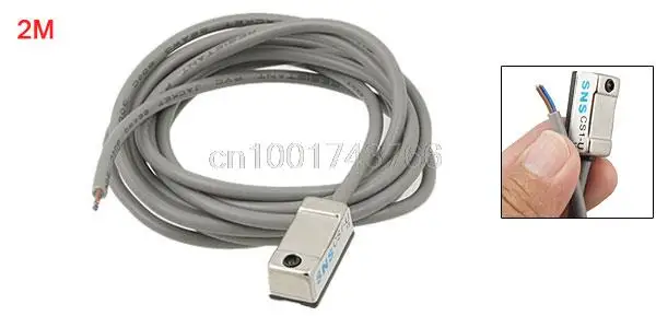 CS1-U DC AC 5-240V 2 проводной Воздушный пневматический цилиндр Магнитный герконовый