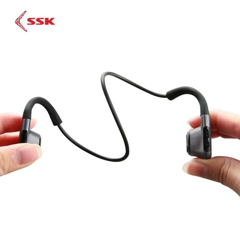 SSK костной проводимости наушники беспроводной Bluetooth 5,0 гарнитура беспроводные наушники спортивные водонепроницаемые с микрофоном BT011
