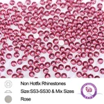 Mix Размеры SS3 для SS30 светло-персиковый Стразы, не требующие горячего крепления для лака для ногтей, художественное декоративное стекло кристаллы