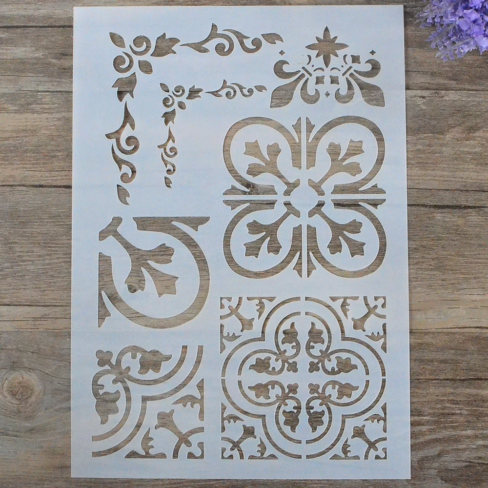 DIY Craft слоистые трафареты для стен Живопись Скрапбукинг Фотоальбом декоративное