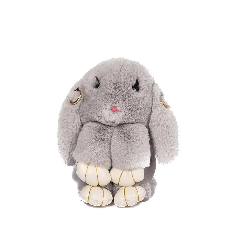 Женская сумка-мессенджер из кроличьего меха высокое качество новый бренд для