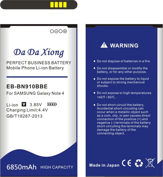 6850 мА/ч EB BN910BBK батарея для Samsung Galaxy Note4 N910H N910A N910C N910U N910F N910FQ SCL24 SC 01G N910V|battery for