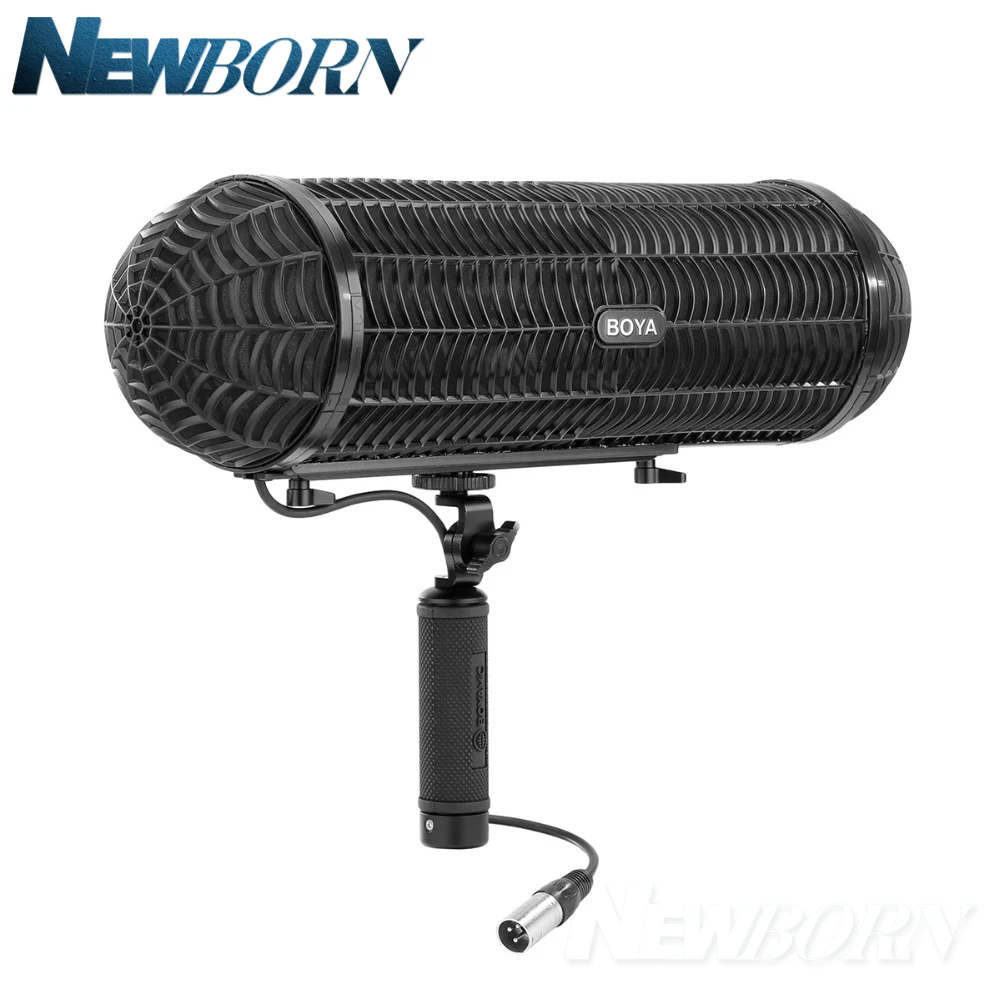 Boya BY-WS1000 микрофоны Blimp лобовое стекло подвеска система для микрофон-пушка для Canon Nikon sony DSLR видеокамера рекордер