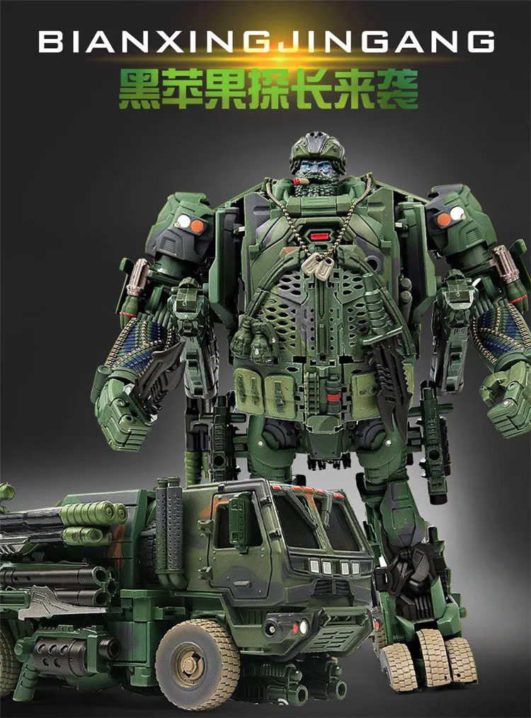 WEIJIANG трансформации M02 негабаритных металлические части борзая Desert цвет фигурку Oversize робот игрушка