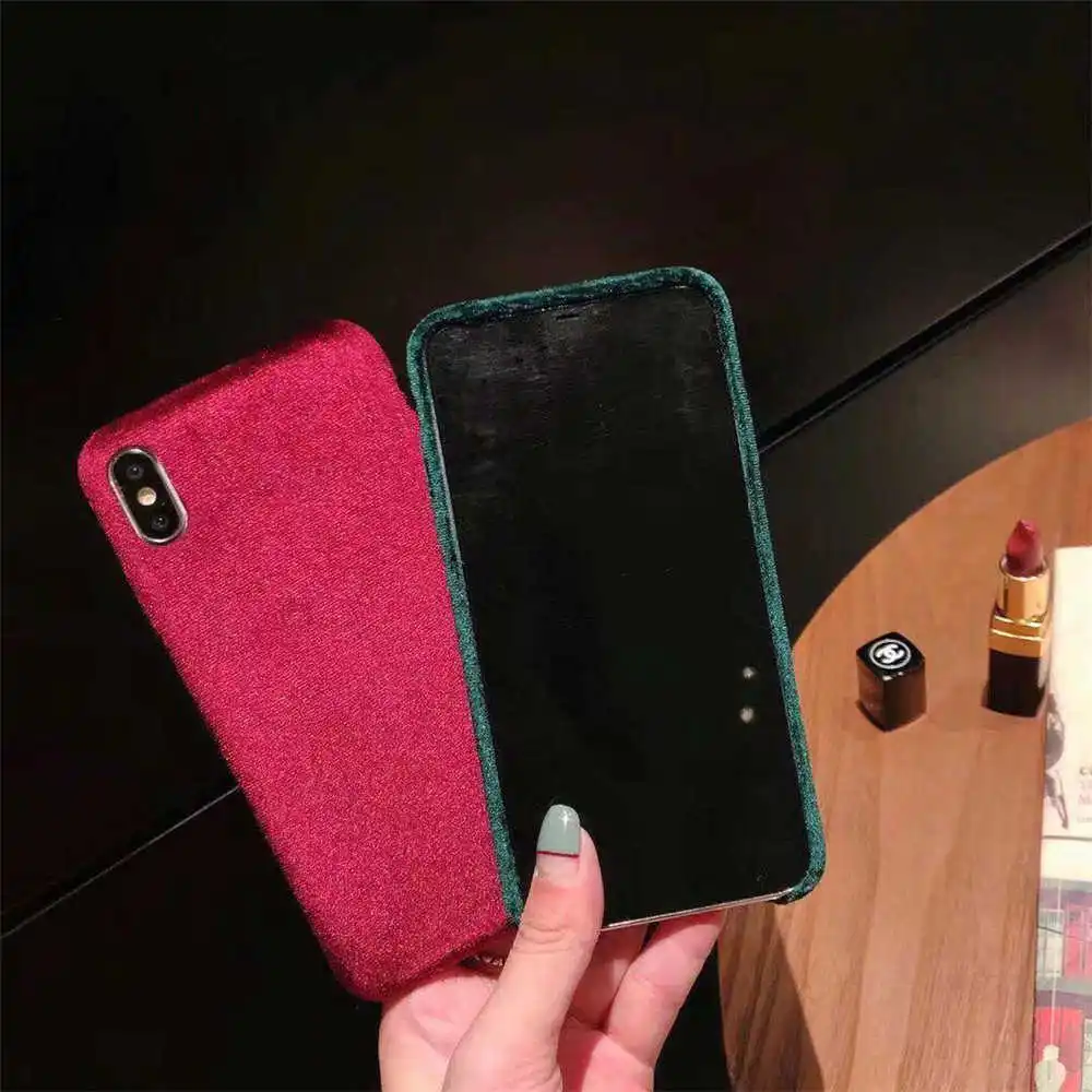 Золотой Бархатный Чехол для мобильного телефона Iphone 66S 6P78 8P X Xs Xr Xsmax Explosion