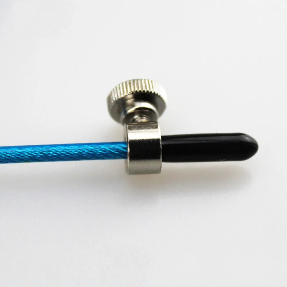 Регулируемая стальная Скакалка 3 м скоростная для фитнеса кроссфита бокса MMA Gome