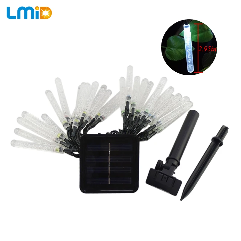 LMID Солнечная Светодиодная лампа в форме гриба Фея Сосулька Солнечный Мощность