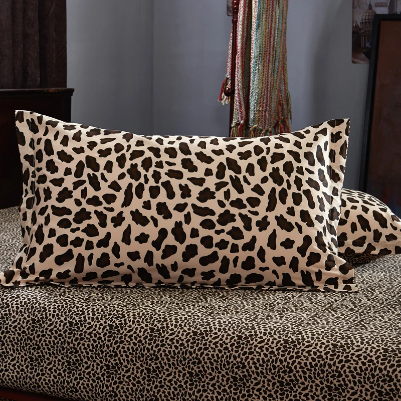 Натуральный хлопок качество мода 4 шт. пикантные классические леопардовые