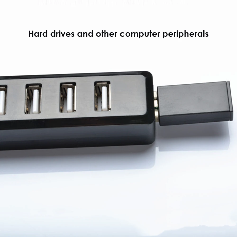 7 порты 480 Мбит/с USB 2 0 хаб конвертер с выключателем света abs пластик адаптер