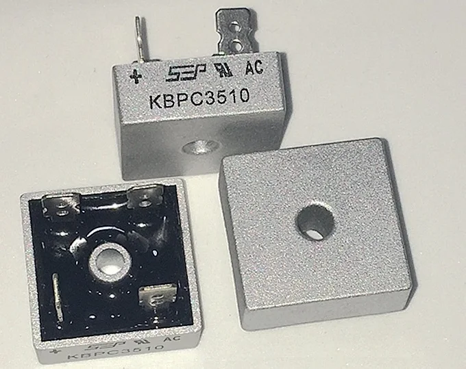 Бесплатная доставка кремниевый выпрямитель KBPC1510 15A KBPC2510 25A KBPC3510 35A KBPC5010 50A