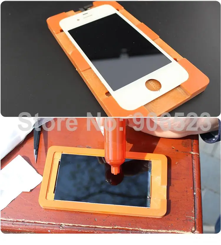 Прецизионный ремонт клея Ремонт LCD внешняя стеклянная форма для iPhone 6 plus 6S дисплей